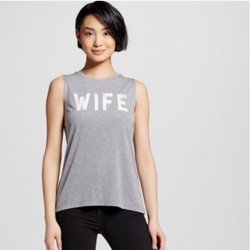 Modern Lux Wife Tank Top Muscle Tee Shirt Sz XS